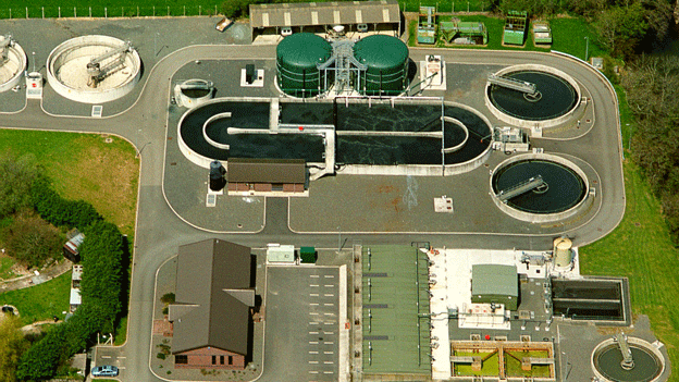 Biological wastewater treatment plant