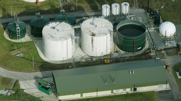 Waste water plant